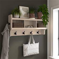 Woodland 40w Wall Mounted Coat Rack In