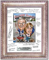 Everyone loves to create history in their way and carve their names forever. 25th Anniversary Gifts Custom 25th Anniversary Caricatures From A Photo