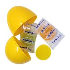 eco friendly yellow filled eggs 6 pack