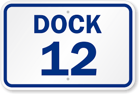 dock 12 sign