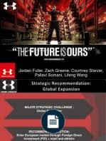 Under Armour case study   Case Study number   Under Armour SWOT    