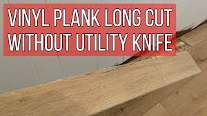 how to cut vinyl plank long ways