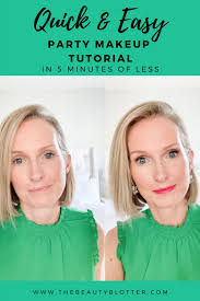 party ready makeup in 5 minutes or less