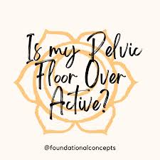 pelvic floor muscle over activity what