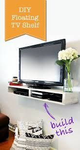 Not many tv stands extend to the whole wall, so this one is special. How To Build A Floating Tv Shelf Pretty Handy Girl