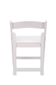 white resin children s folding chair