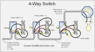 Two way light switch wiring diagram. How To Wire A 4 Way Switch