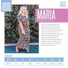Lularoe Maria Dress Size Chart In 2019 Lularoe Maria