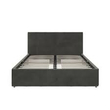 dhp rose upholstered bed with storage