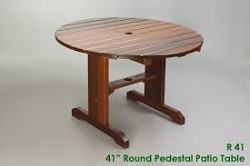 Round Pedestal Patio Table Outdoor