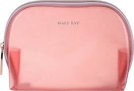 mary kay gift peach makeup bag