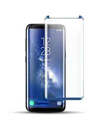 Samsung Galaxy S8 Plus Kavisli Ekran Koruyucu Mavi
