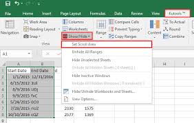 How To Quickly Grey Out All Unused Area In Excel