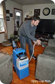 cleaning couches with the rug doctor