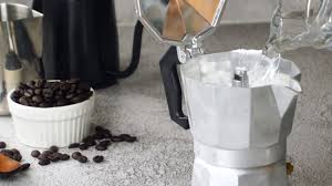 blackened or burnt coffee pot
