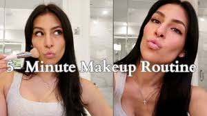 my 5 minute everyday makeup routine