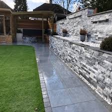 Cloudy Grey Wall Cladding Paving