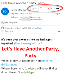 send party invitations from outlook