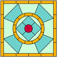 free stained glass patterns to