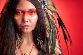 native american faces stock photos