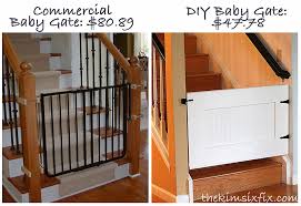 Gorilla glue, lock according to your liking, dill, hinge, spray paint, and a few other supplies will be required to nail to build your own baby gate successfully. Easy Custom Diy Baby Gate The Kim Six Fix