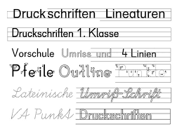 These are useful if you are creating a form that will be printed and filled out with pen or pencil. Schulschriften Fur Die Grundschule True Type Shop 4teachers De