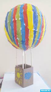Поделка «Воздушный шар» (1 фото). Воспитателям детских садов, школьным  учителям и педагогам - Маам.ру