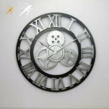 Roman Numerals Skeleton Wall Clock