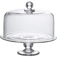 Cake Stand Glass Domed