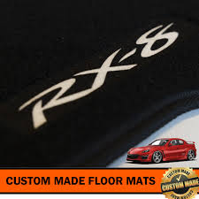 mazda rx 8 black custom made floor mats