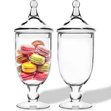 13 5 Clear Glass Candy Buffet Jar
