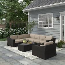Pe Rattan Sectional And Arm Chair