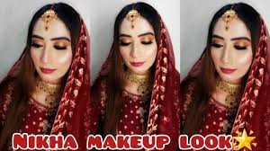 elegant beautiful nikkah makeup look