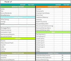 Expense Budget Spreadsheet Excel Bill Tracker Template Spreadsheet