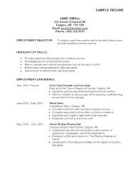 Resume Objective Examples For Customer Service Examples Of Career