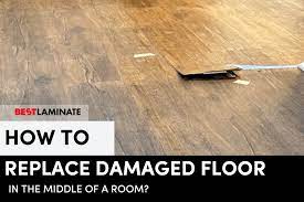 damaged laminate flooring plank