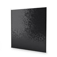 Your home improvements refference | home depot backsplash tiles canada. Speedtiles Hexagonia Black Stainless 29 6 Inch X 30 5 Inch X 5 Mm Metal Self Adhesive Mosa The Home Depot Canada