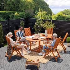Deuba Wooden Garden Dining Table And