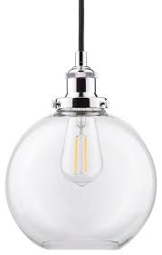 Primo Pendant With Clear Glass Shade