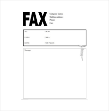 free fax cover sheet thumbnail 
