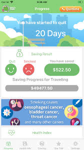 It tracks how long you have given up, how much you have saved, and how many cigs you have gone without. Download The Quit App Tobacco And Alcohol Control Office Department Of Health