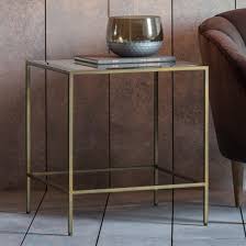 Rothbury Clear Glass Side Table With