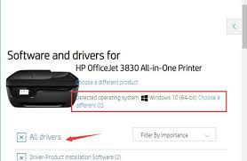 Try to download the full version of download the driver package with full features by visiting the 123.hp.com/oj3835 webpage. Download Hp Officejet 3830 Printer Drivers On Windows 10 8 7 And Mac