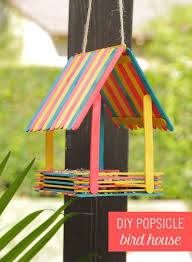 Constructed entirely out of popsicle sticks, except for the window frames, it projects the actual design of a simple countryside house. 42 Cheap To Make Popsicle Stick Crafts For Kids Kids Love What