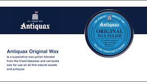 antiquax original wax polish video