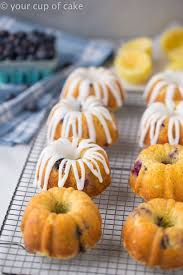 More dairy free cake recipes Ultimate Lemon Blueberry Bundt Cakes With Poppy Seeds Almond Glaze Your Cup Of Cake