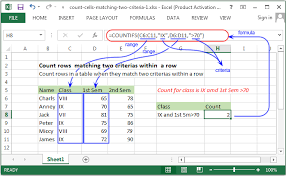 excel count count rows matching two