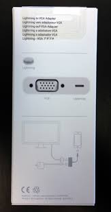Review Apple Lightning To Vga Adapter Run Presentations From Your Ipad Or Iphone Iphone J D