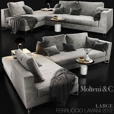 sofa molteni c large 3d model cgtrader