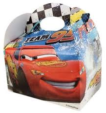 Details About Disney Cars Party Box For Children Kids Food Loot Lunch Gift Birthday Bags Box